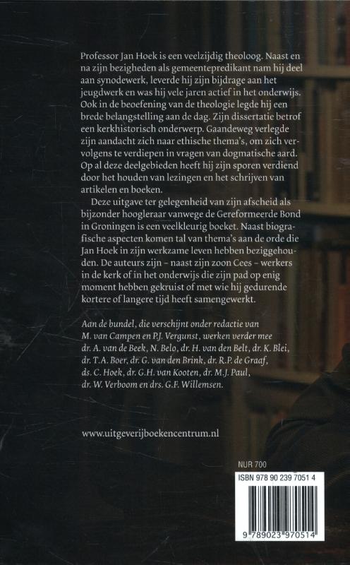 Achterkant van Jan Hoek