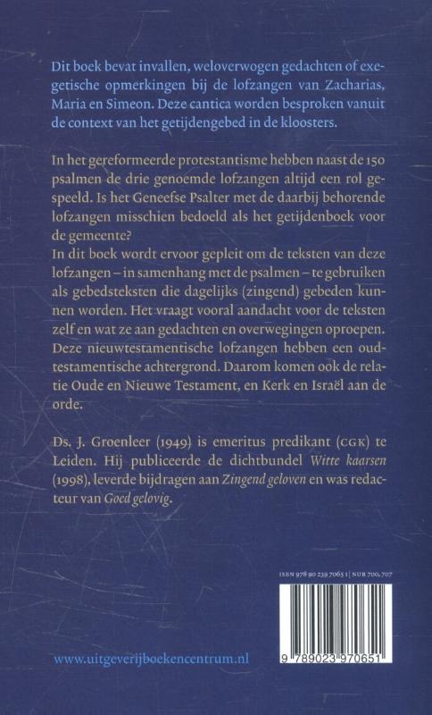 Achterkant van Waar de morgen gloort en de avond daalt