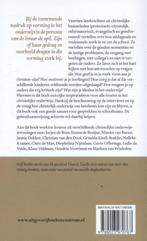 Achterkant van Leraar in de praktijk