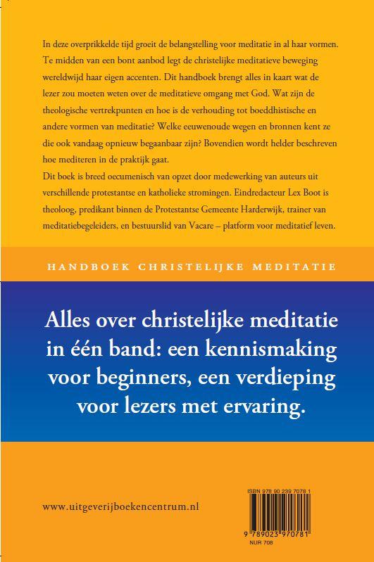 Achterkant van Handboek Christelijke meditatie