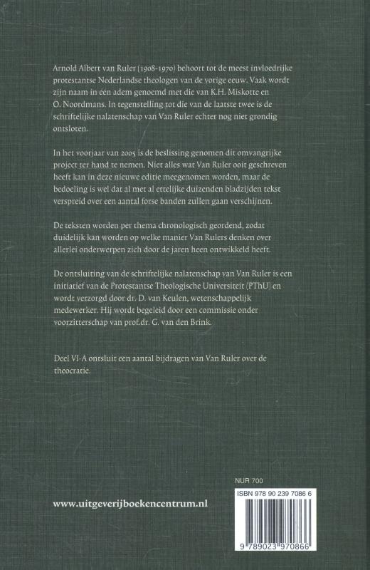 Achterkant van De theocratie