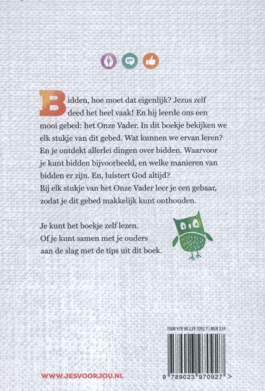 Achterkant van Bidden is goed