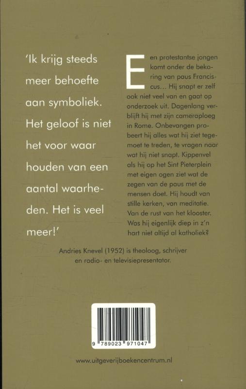 Achterkant van Het geheim van de paus