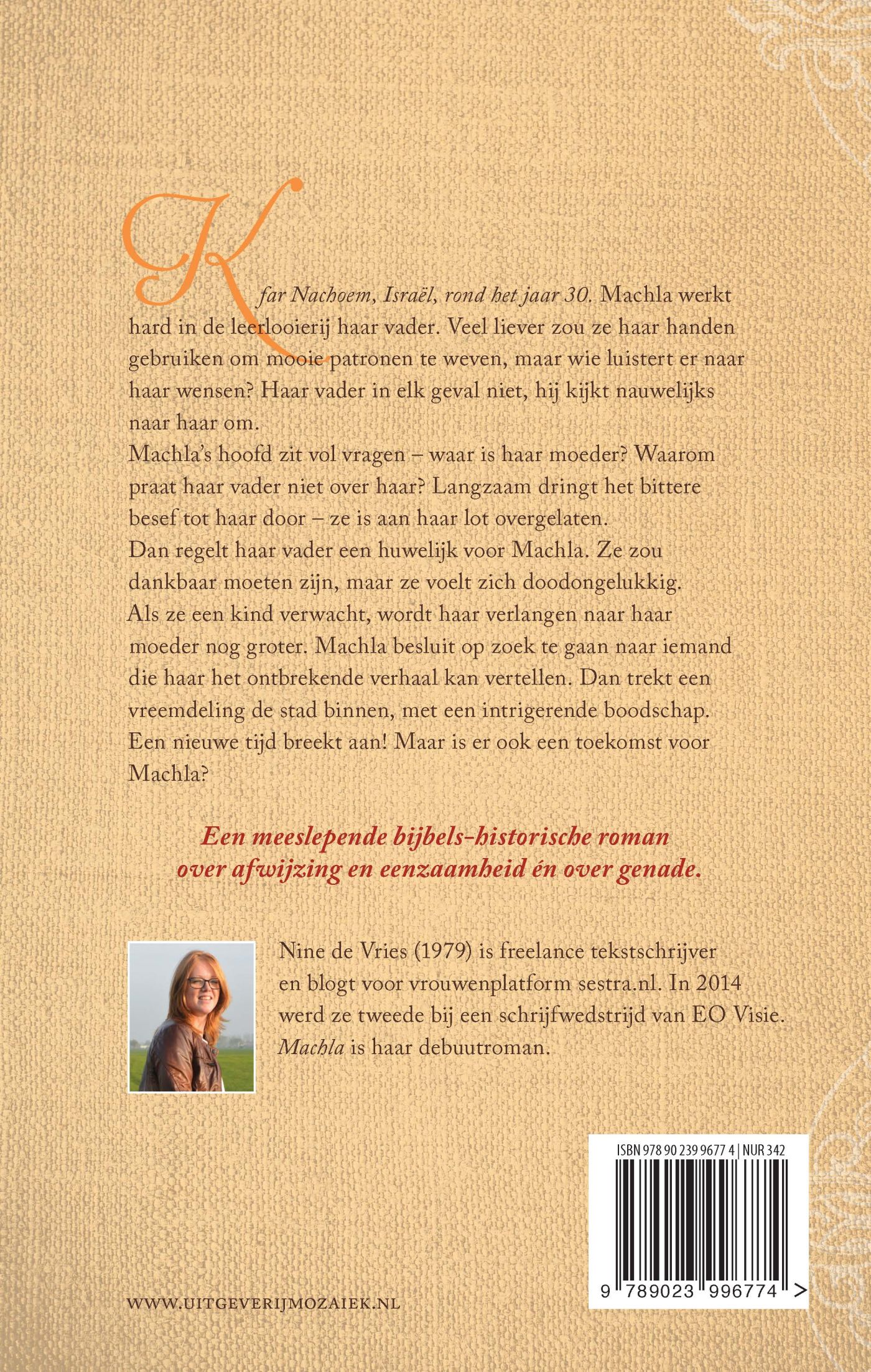 Achterkant van Machla