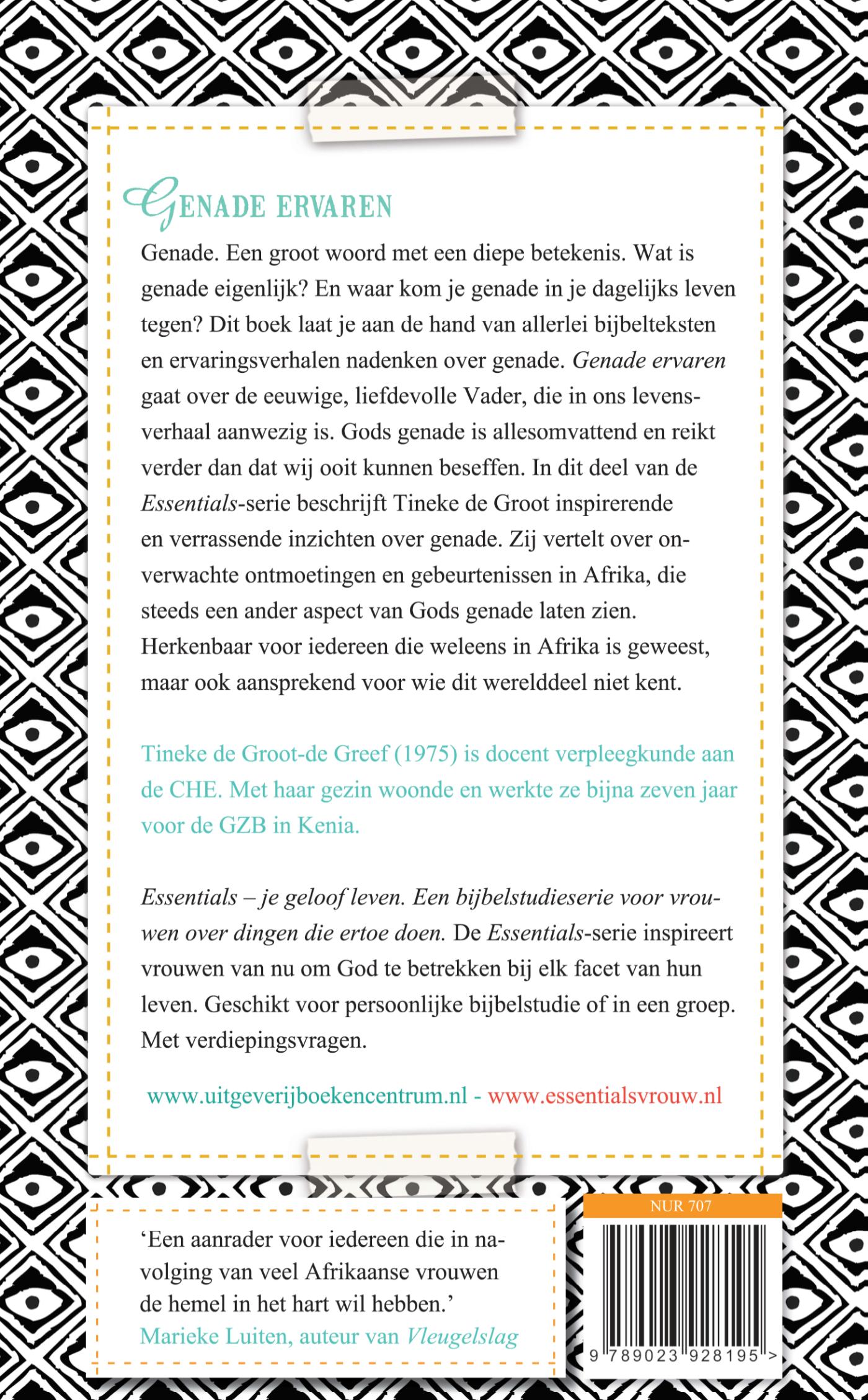 Achterkant van Essentials je geloof leven Genade ervaren (PDF download)
