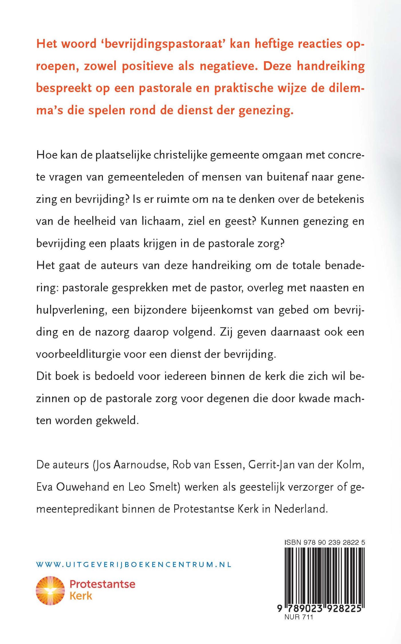 Achterkant van Handreiking bevrijdingspastoraat