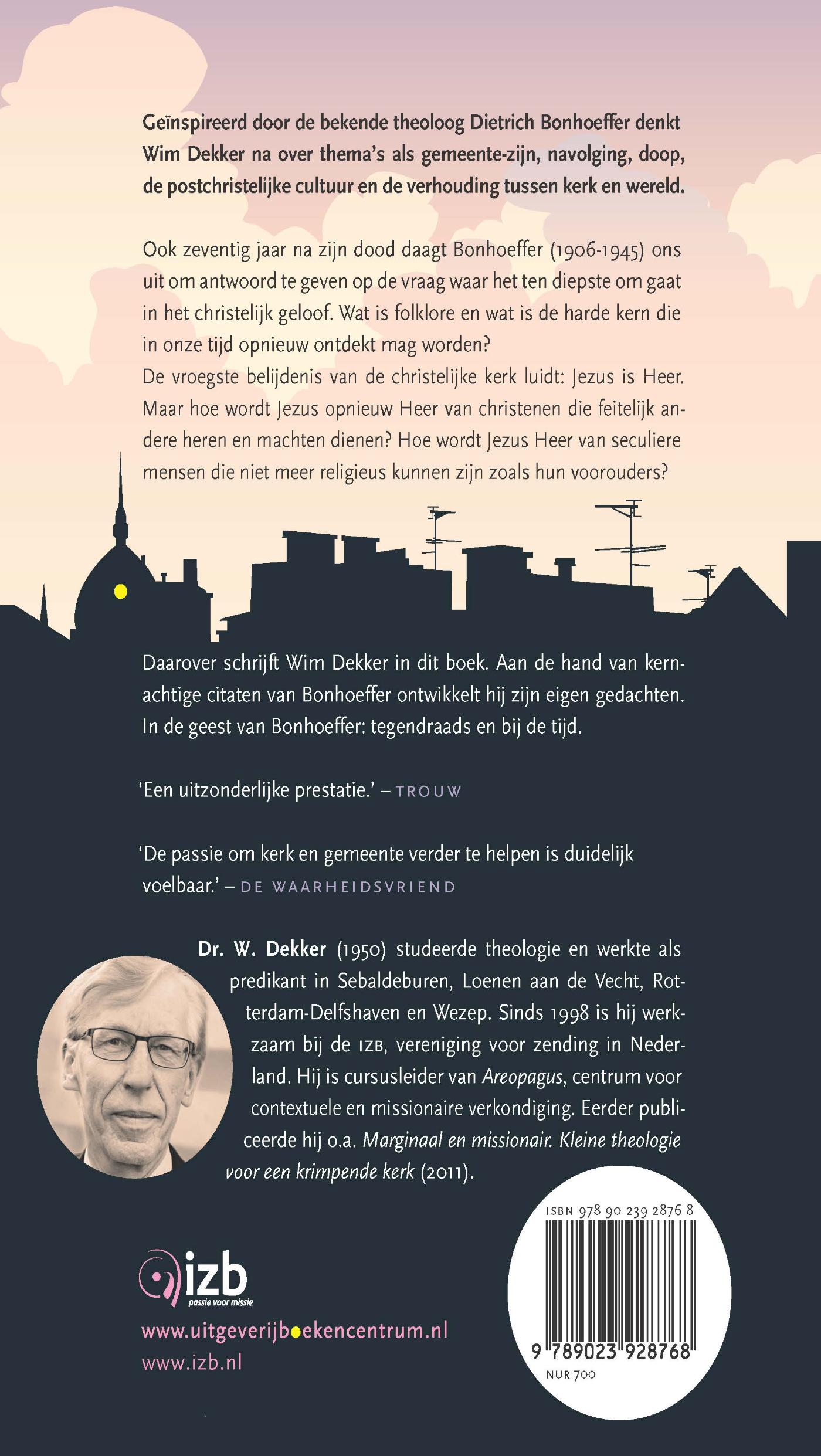 Achterkant van Tegendraads en bij de tijd