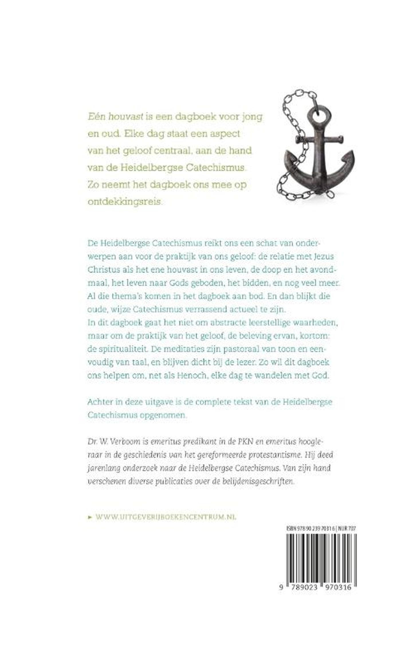 Achterkant van Eén houvast