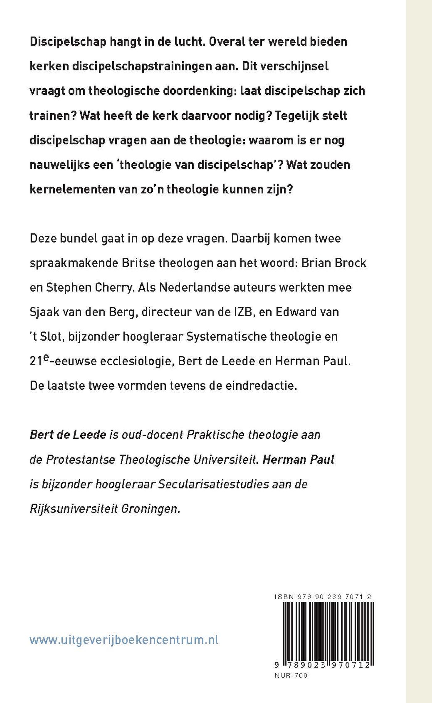 Achterkant van Discipelschap