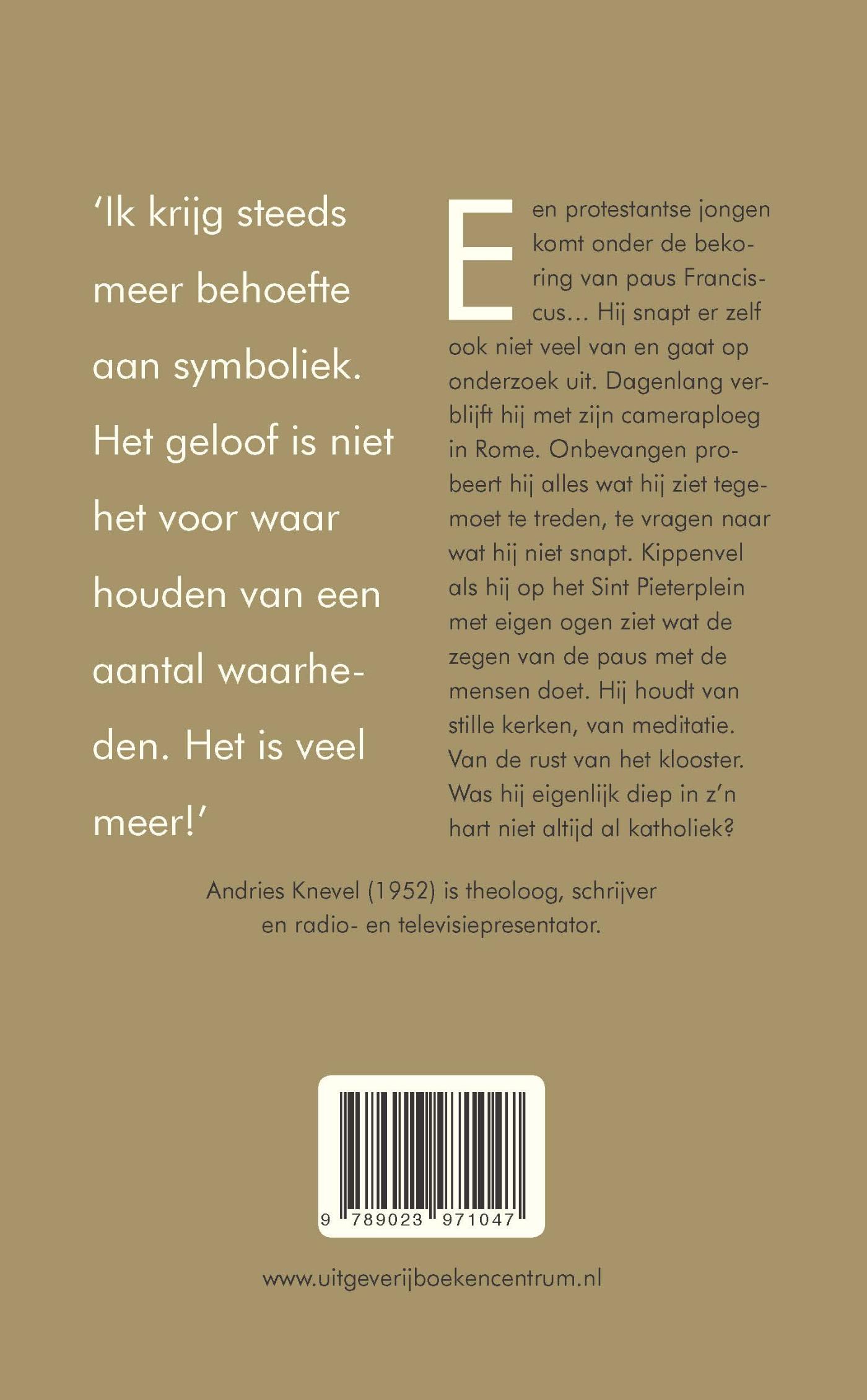 Achterkant van Het geheim van de paus