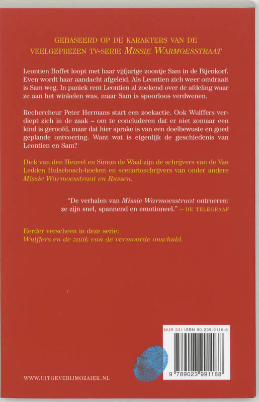 Achterkant van Wulffers ... en de zaak van de bloedverwanten