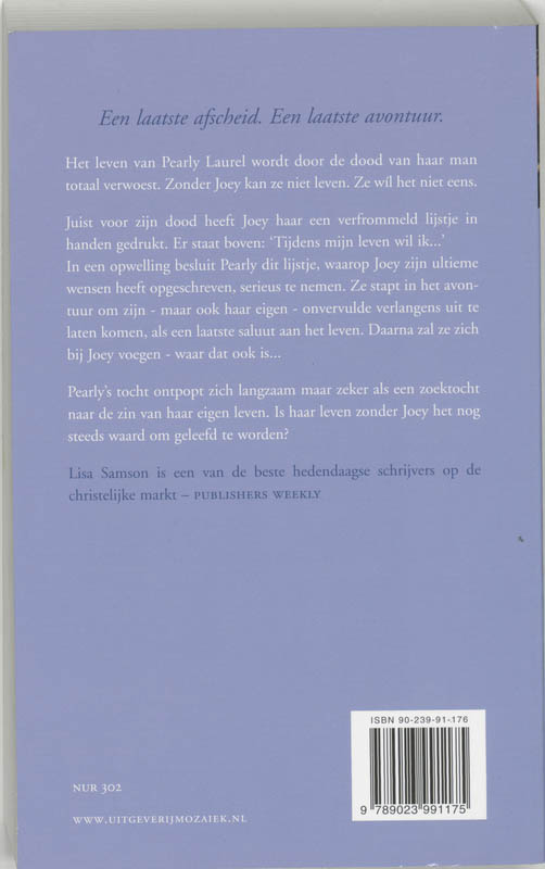 Achterkant van Laatste afscheid