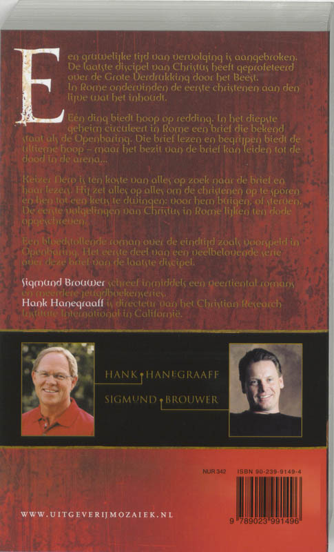 Achterkant van De laatste discipel