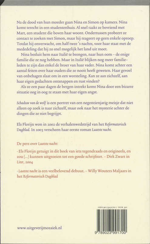 Achterkant van Schaduw van de Wolf