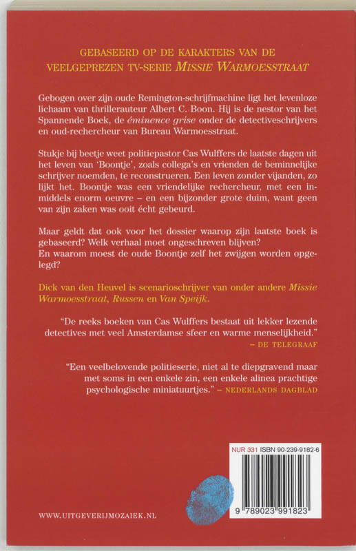 Achterkant van Wulffers en de zaak van... de karaktermoord