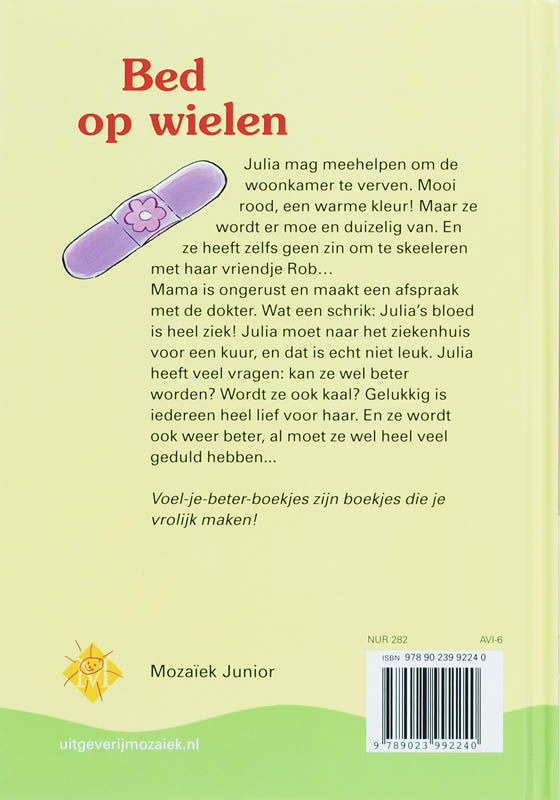Achterkant van Bed op wielen