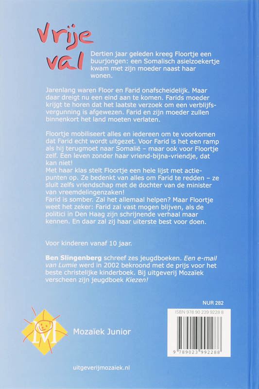 Achterkant van Vrije val