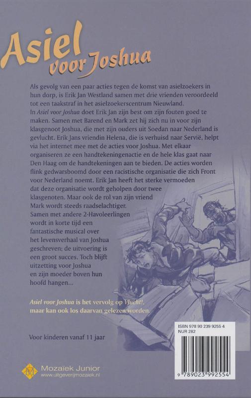 Achterkant van Asiel voor Joshua