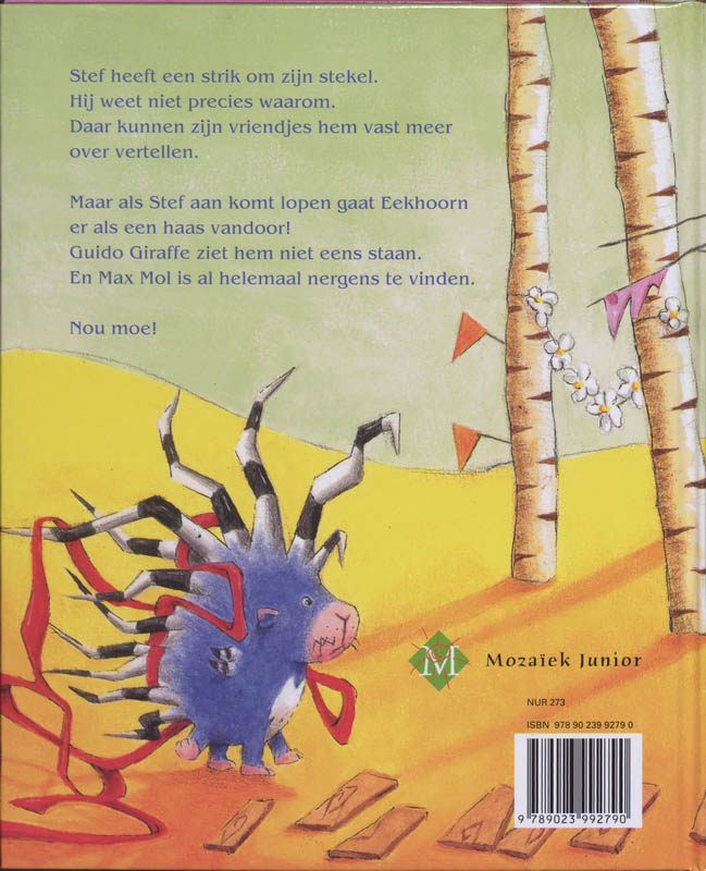 Achterkant van Feest voor Stef Stekel