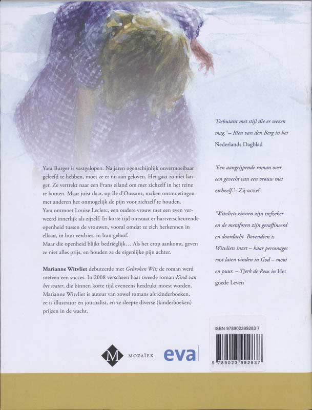 Achterkant van Gebroken wit