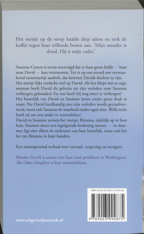 Achterkant van De dochter