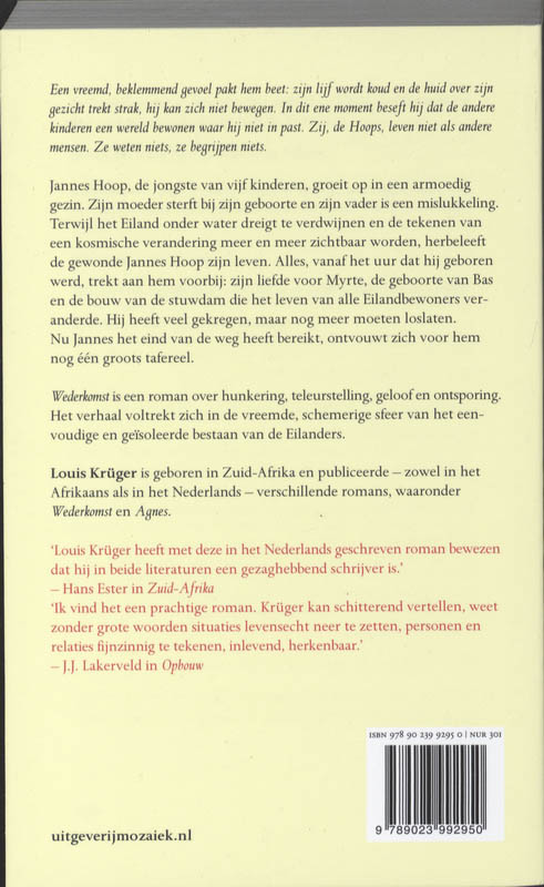 Achterkant van Wederkomst