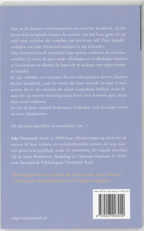 Achterkant van Verdwalen en thuiskomen