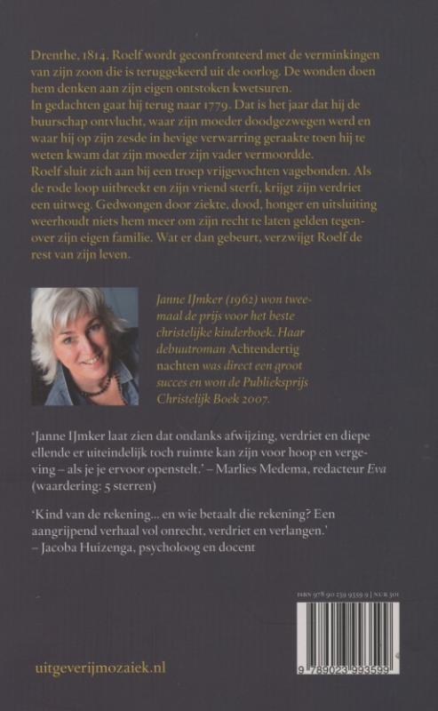 Achterkant van Afscheid van een engel
