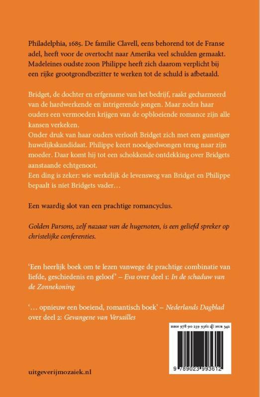 Achterkant van Beloften van vrijheid