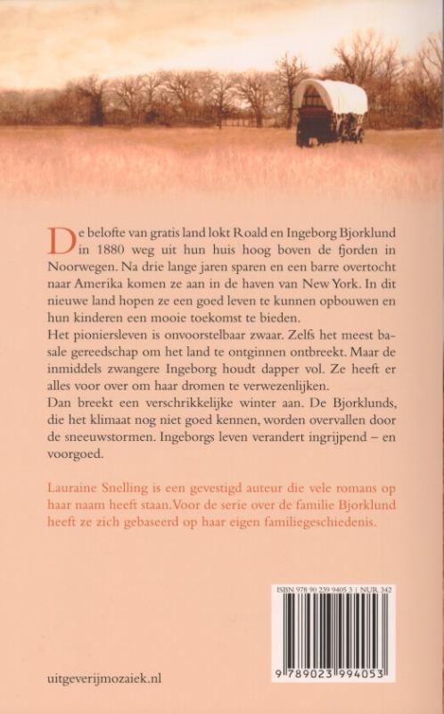 Achterkant van Het land van duizend morgens