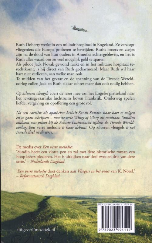 Achterkant van Op zilveren vleugels