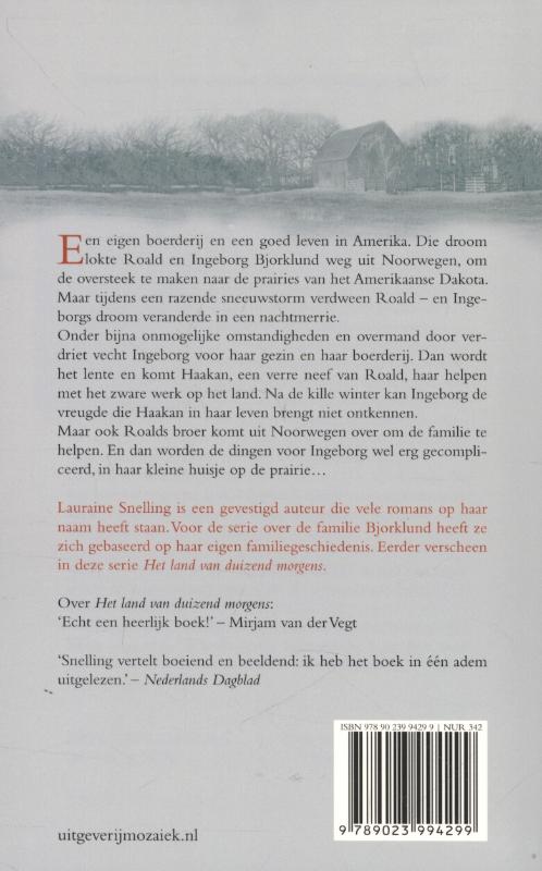 Achterkant van Een morgen voor Ingeborg