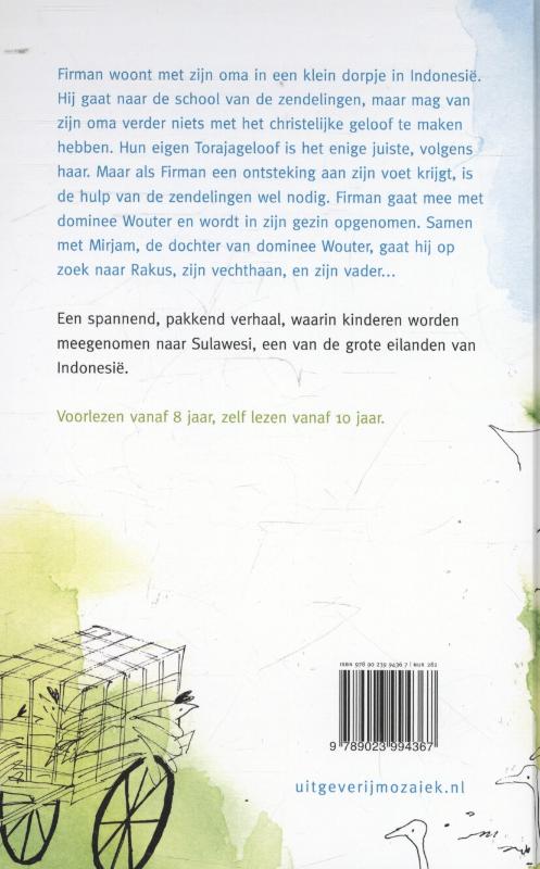 Achterkant van De jongen met de vechthaan