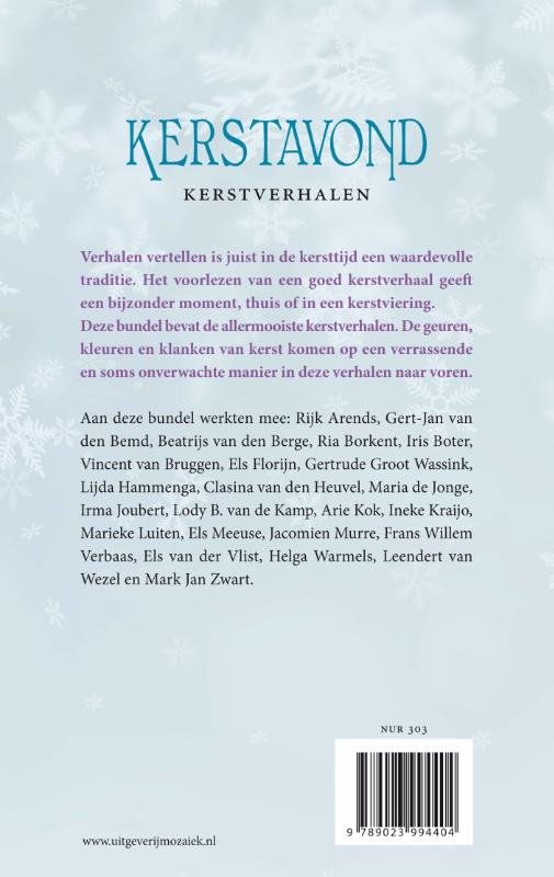 Achterkant van Kerstavond