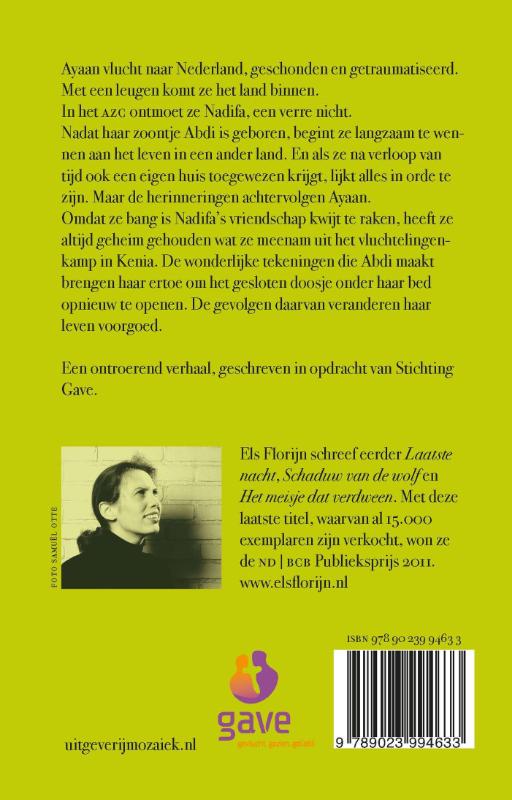 Achterkant van Onze vader
