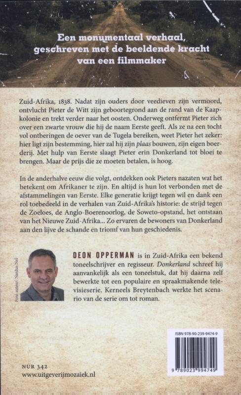 Achterkant van Donkerland
