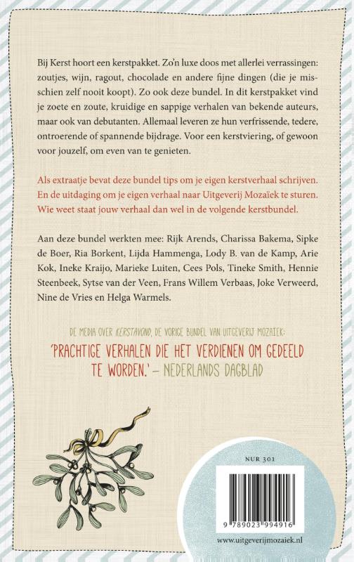 Achterkant van Het kerstpakket