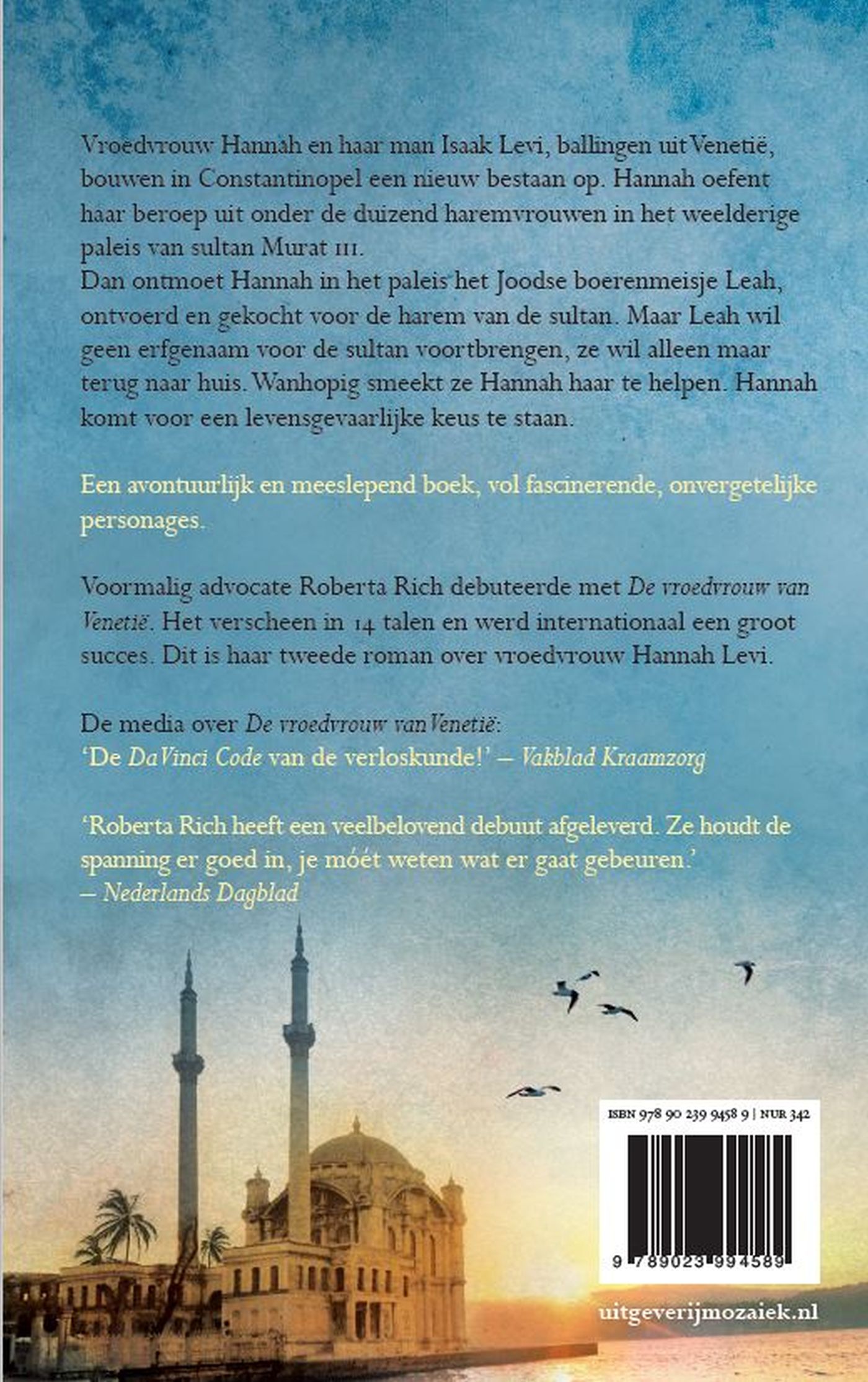 Achterkant van De vroedvrouw van de sultan