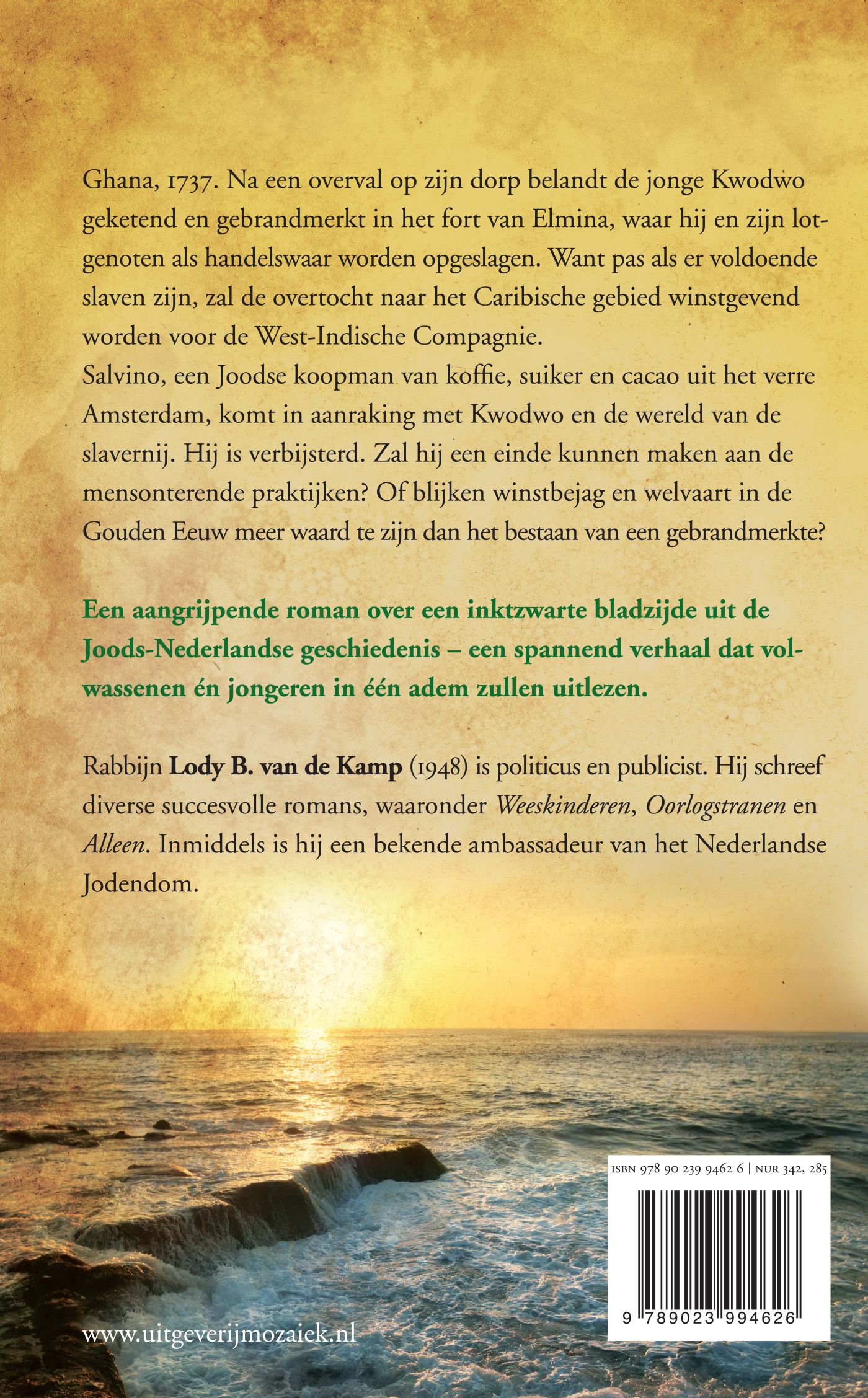 Achterkant van De Joodse slaaf