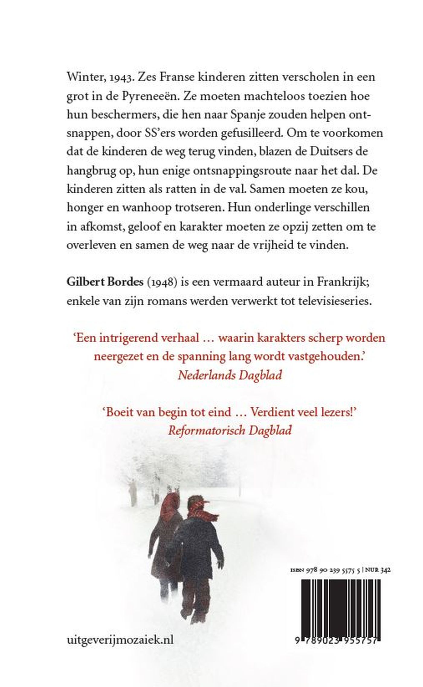Achterkant van Winterkinderen
