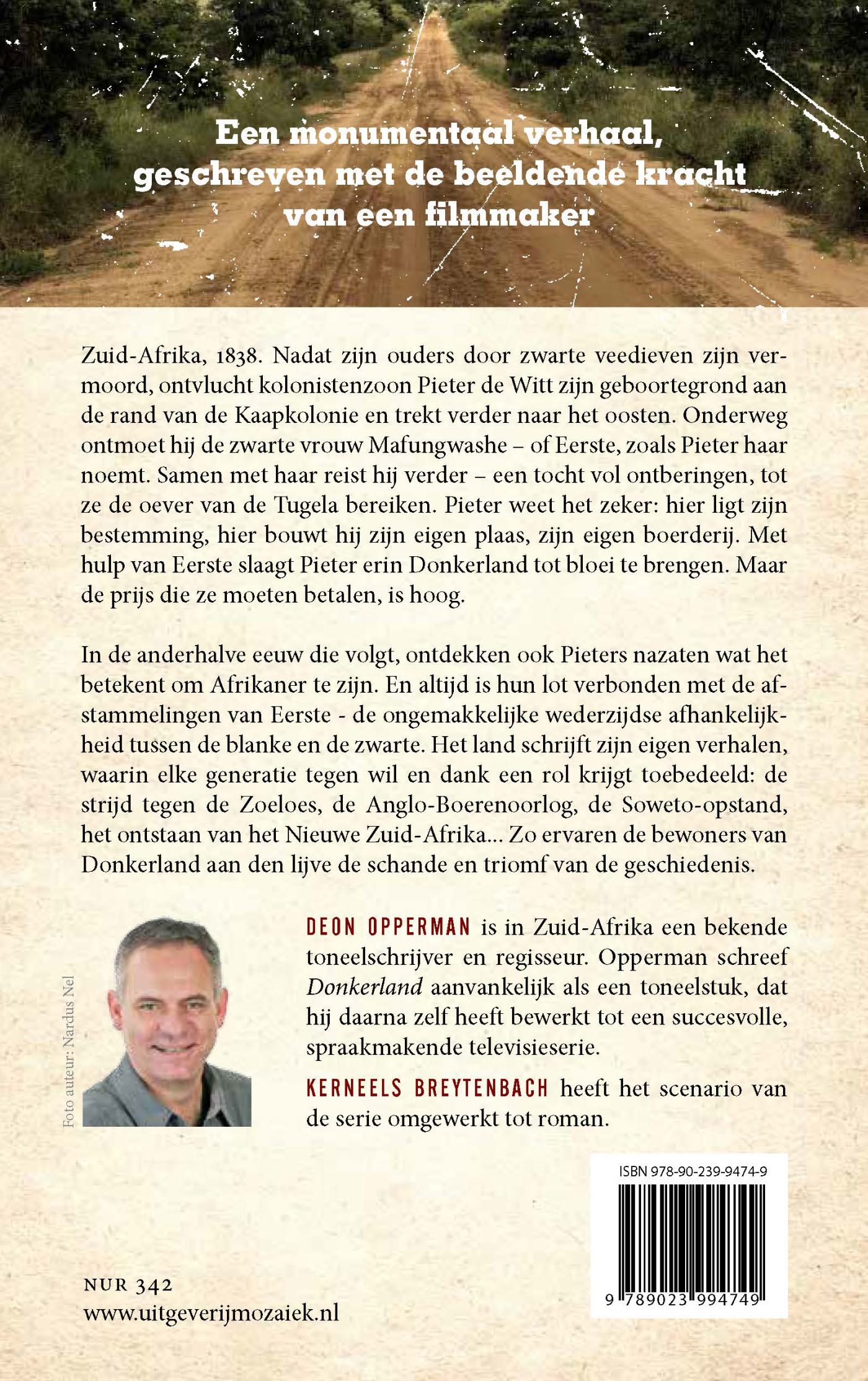Achterkant van Donkerland