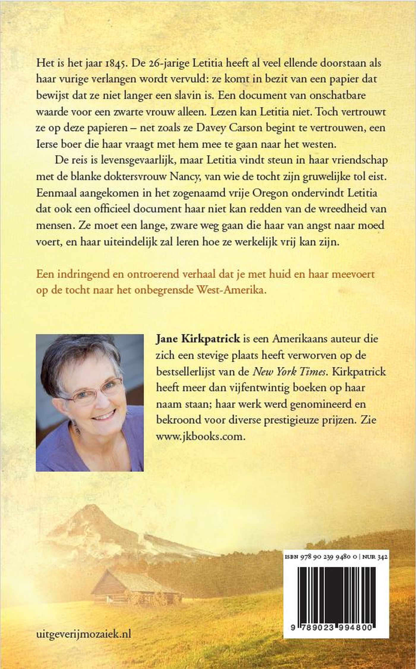 Achterkant van Letitia's appelboom