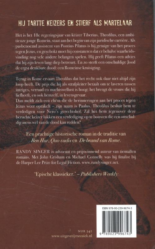 Achterkant van Theofilus