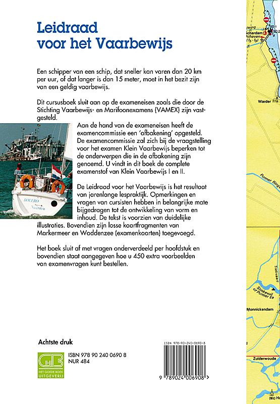 Achterkant van Leidraad voor het vaarbewijs
