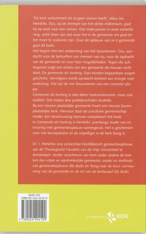 Achterkant van Gemeente als herberg