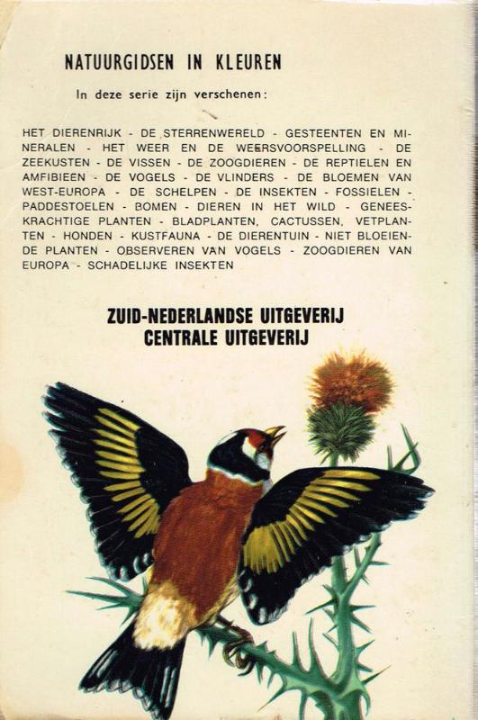 Achterkant van Natuurgids vogels europa in kleuren