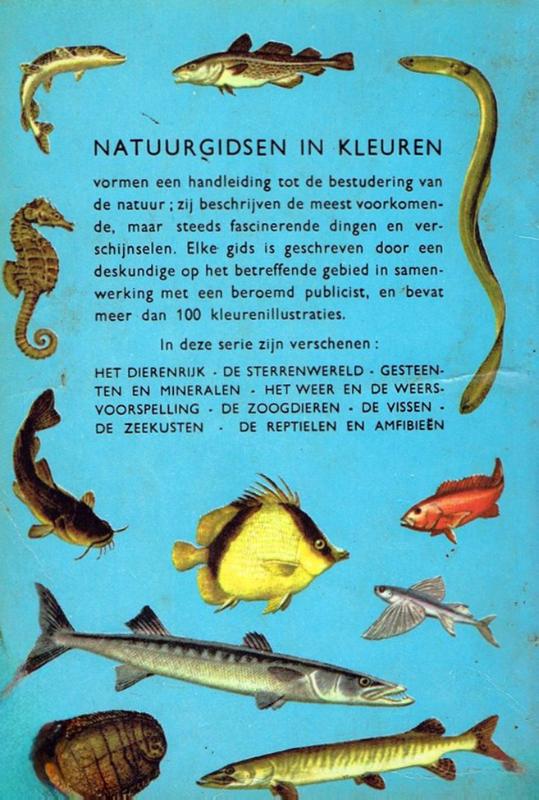 Achterkant van Natuurgids voor de vissen in kleuren