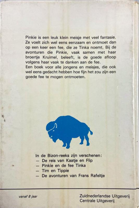 Achterkant van Pinkie en fee tinka