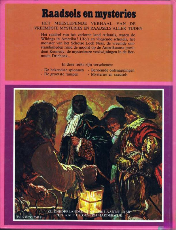 Achterkant van Raadsels en mysteries