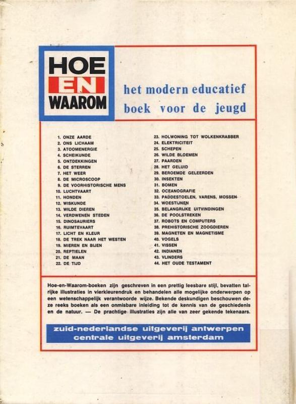 Achterkant van Hoe en waarom luchtvaart